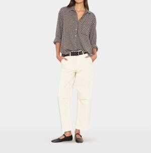 NEW XIRENA rancho twill pant in off white